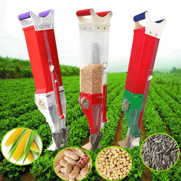 Siddhi Double Barrel Manual Seeder and Fertilizer for Agriculture - Image 2