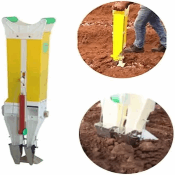 Siddhi Double Barrel Manual Seeder and Fertilizer for Agriculture