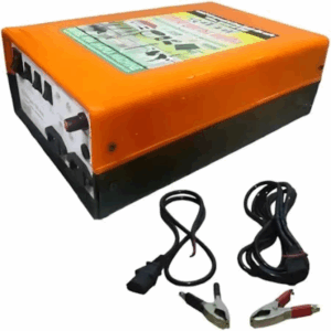 Siddhi 10 KV Solar Zatka Machine for 40 Acre Area with Cables, Battery Connector and Internal Siren