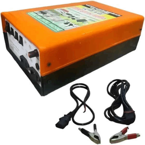 Siddhi 10 KV Solar Zatka Machine for 40 Acre Area with Cables, Battery Connector and Internal Siren