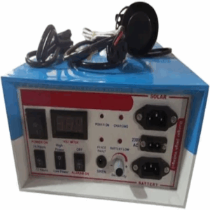 Siddhi 5 KV Solar Zatka Machine for 10 Acre Area with Siren, Cables, and Battery Connectors
