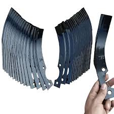 Siddhi 24 Pcs Mild Steel Wet Land Blade For Power Tiller