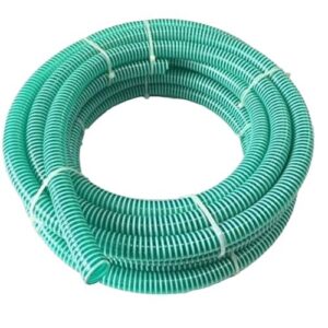 Siddhi Heavy Duty 1 inch PVC Suction Hose Pipe -Multipurpose Water Suction Pipe for Agriculture, Gardening, of 30 Meter size