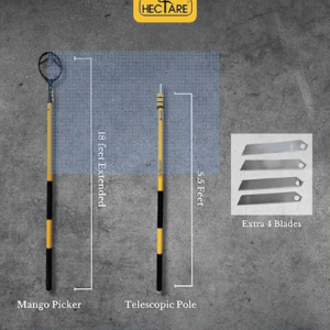 Hectare 18 Ft Telescopic Fruit Picker Pole