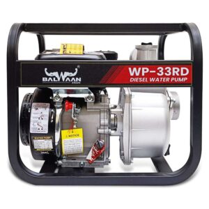 Balwaan Krishi WP-33RD 4 Stroke 3X3Inch 7HP Diesel Water Pump With 6 Months Warranty