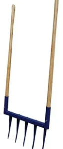 Siddhi Heavy Duty Mild Steel 5 Tyne Broad Fork Soil Aeration Tool