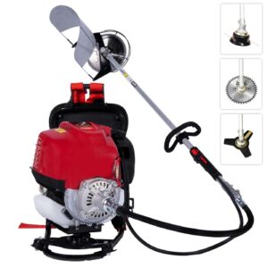 Balwaan Krishi BX-35B, Back Pack 4 Stroke 35cc, 1.5 HP Brush Cutter with attachments and Warranty 12 Months